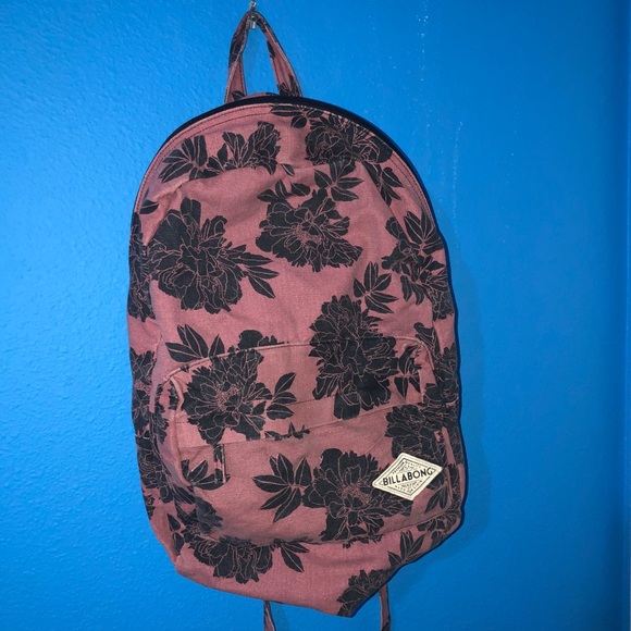 billabong floral backpack